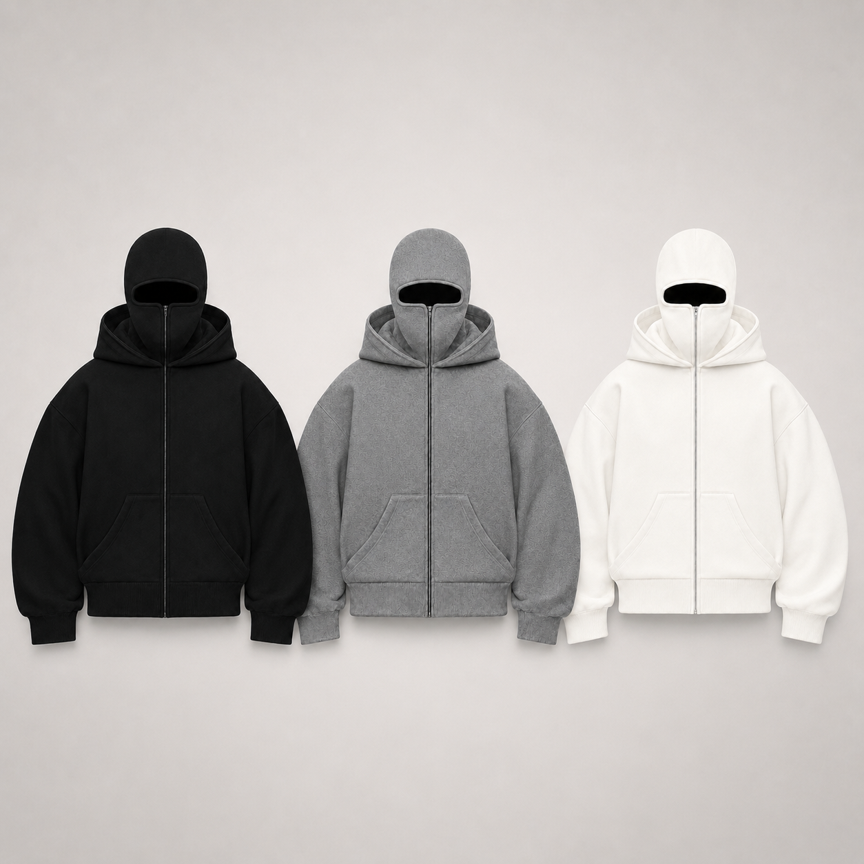 Hoodie Motero con Pasamontañas